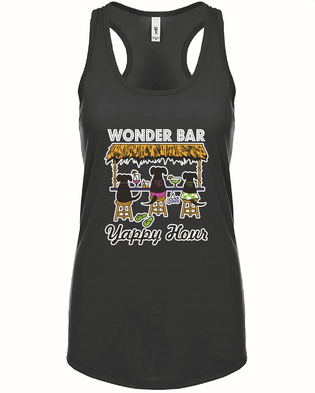 Yappy Hour Ladies RacerBack Tank