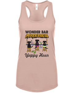 Yappy Hour Ladies RacerBack Tank