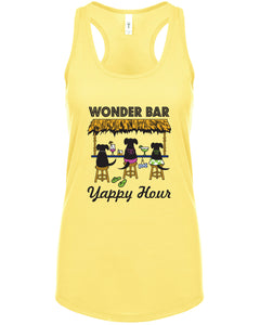 Yappy Hour Ladies RacerBack Tank