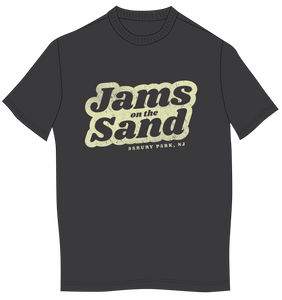 Jams on The Sand Men's Charcoal T